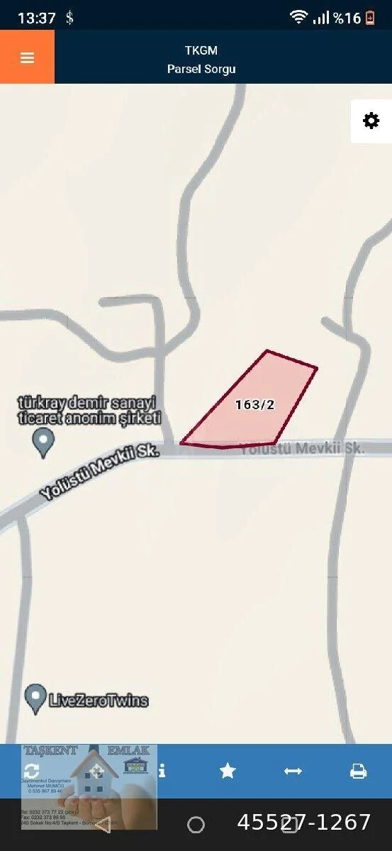 BUCA KARACAAĞAÇ MAH. YOLA  CEPHELİ 5.042 M2 SATILIK ARAZİ küçük görsel 14